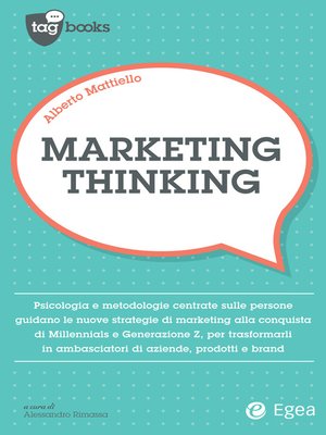 cover image of Marketing thinking